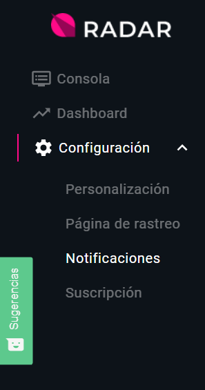 Lanzamientos: Notificaciones de excepción por envío 3