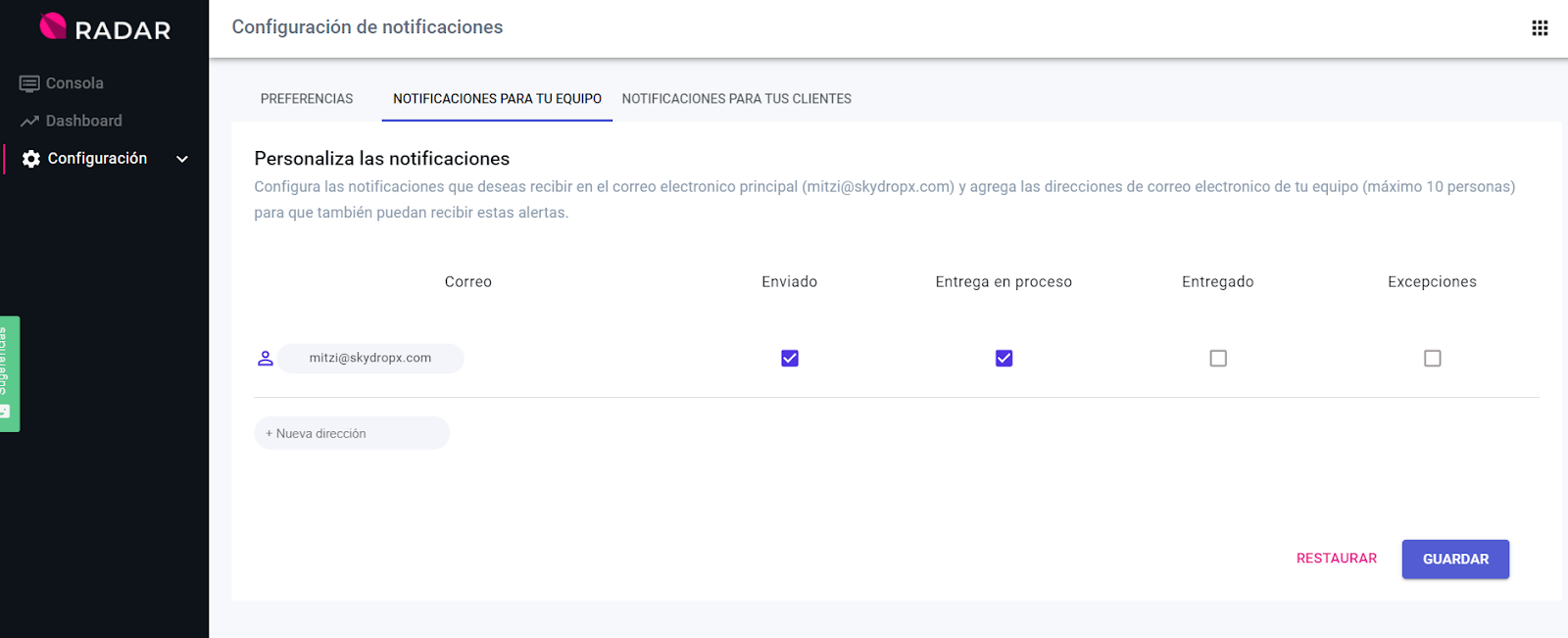 Lanzamientos: Notificaciones Múltiples 0